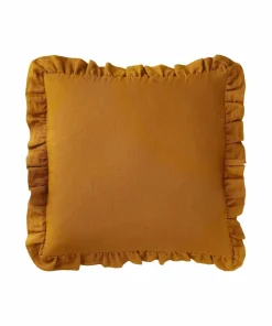 Ellos Home Putetrekk Candice Frill i vasket lin