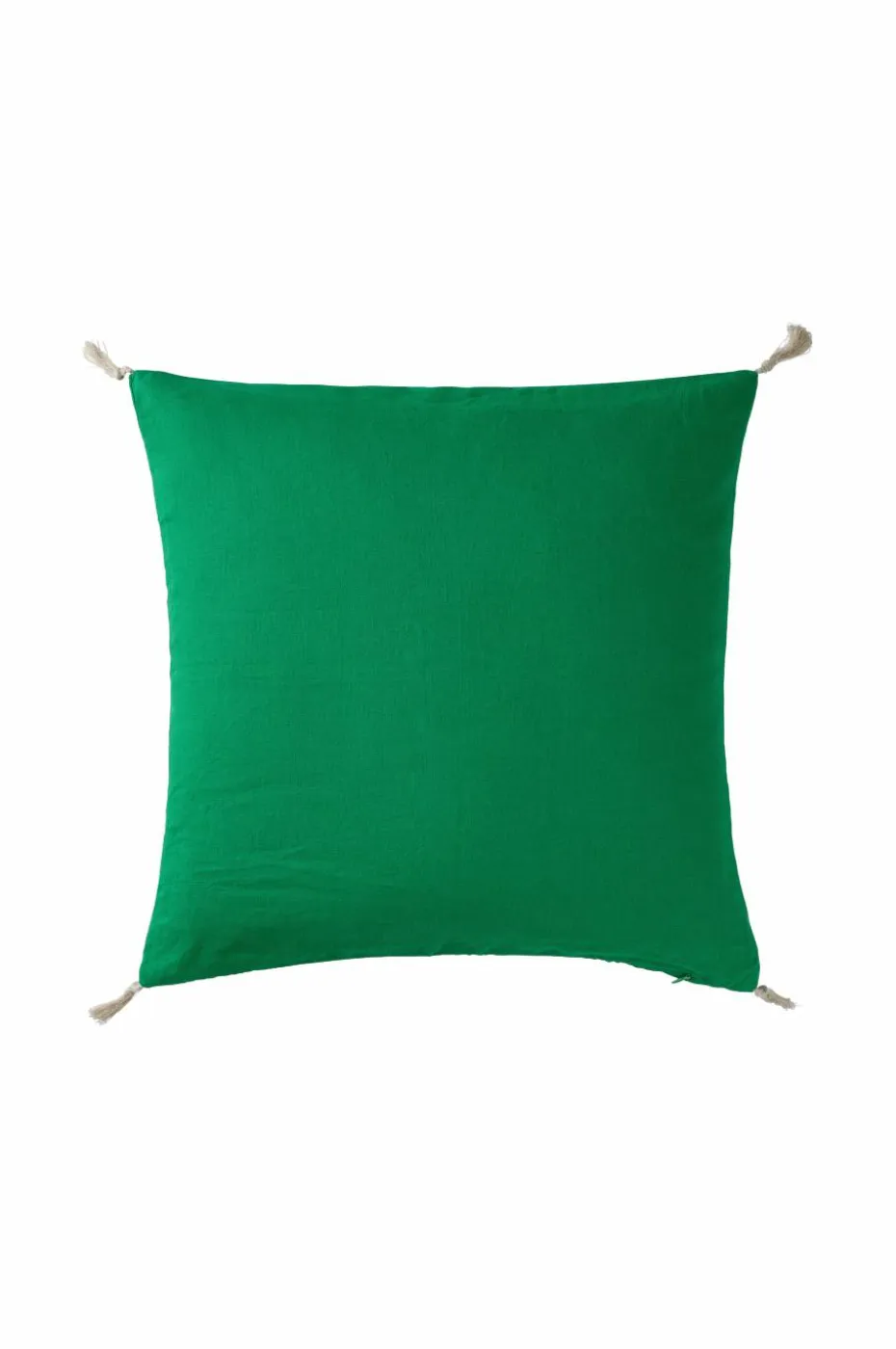 Ellos Home Putetrekk Candice Tassel i vasket lin 50x50 cm