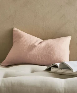 Ellos Home Putetrekk Candice Zip i vasket lin 40x60 cm