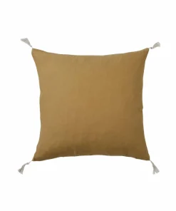Ellos Home Putetrekk Candice Tassel i vasket lin 50x50 cm