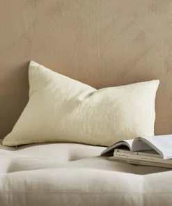Ellos Home Putetrekk Candice Zip i vasket lin 40x60 cm