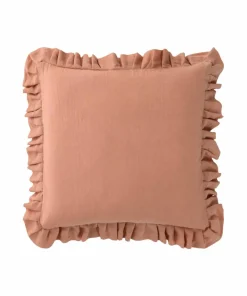 Ellos Home Putetrekk Candice Frill i vasket lin