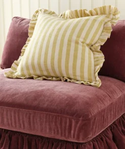 Ellos Home Putetrekk Elly Classic Stripe i resirkulert halvlinne