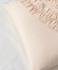 Ellos Home Putetrekk Juliette Curve Frill i vasket bomull