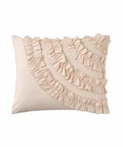 Ellos Home Putetrekk Juliette Curve Frill i vasket bomull