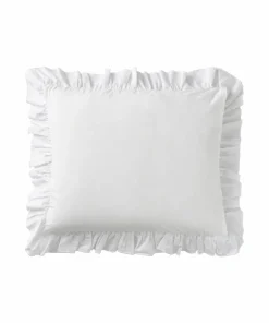 Ellos Home Putetrekk Juliette Elastic Frill i vasket bomull