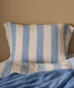Ellos Home Putevar Candice Block Stripe i vasket lin