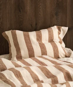 Ellos Home Putevar Candice Block Stripe i vasket lin