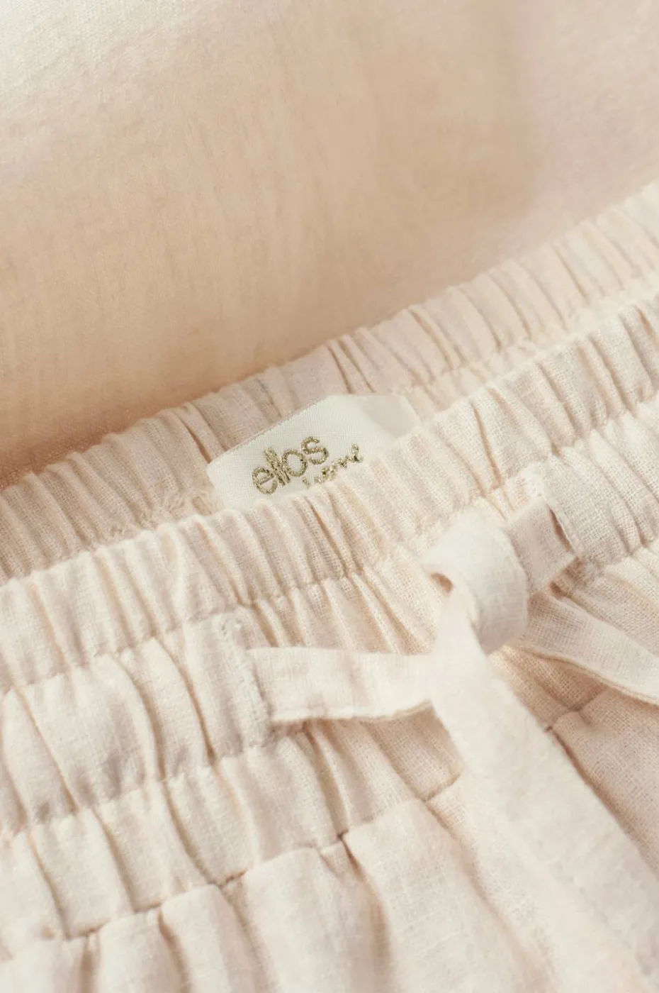 Ellos Home Pyjamasshorts Elly i resirkulert halvlinne
