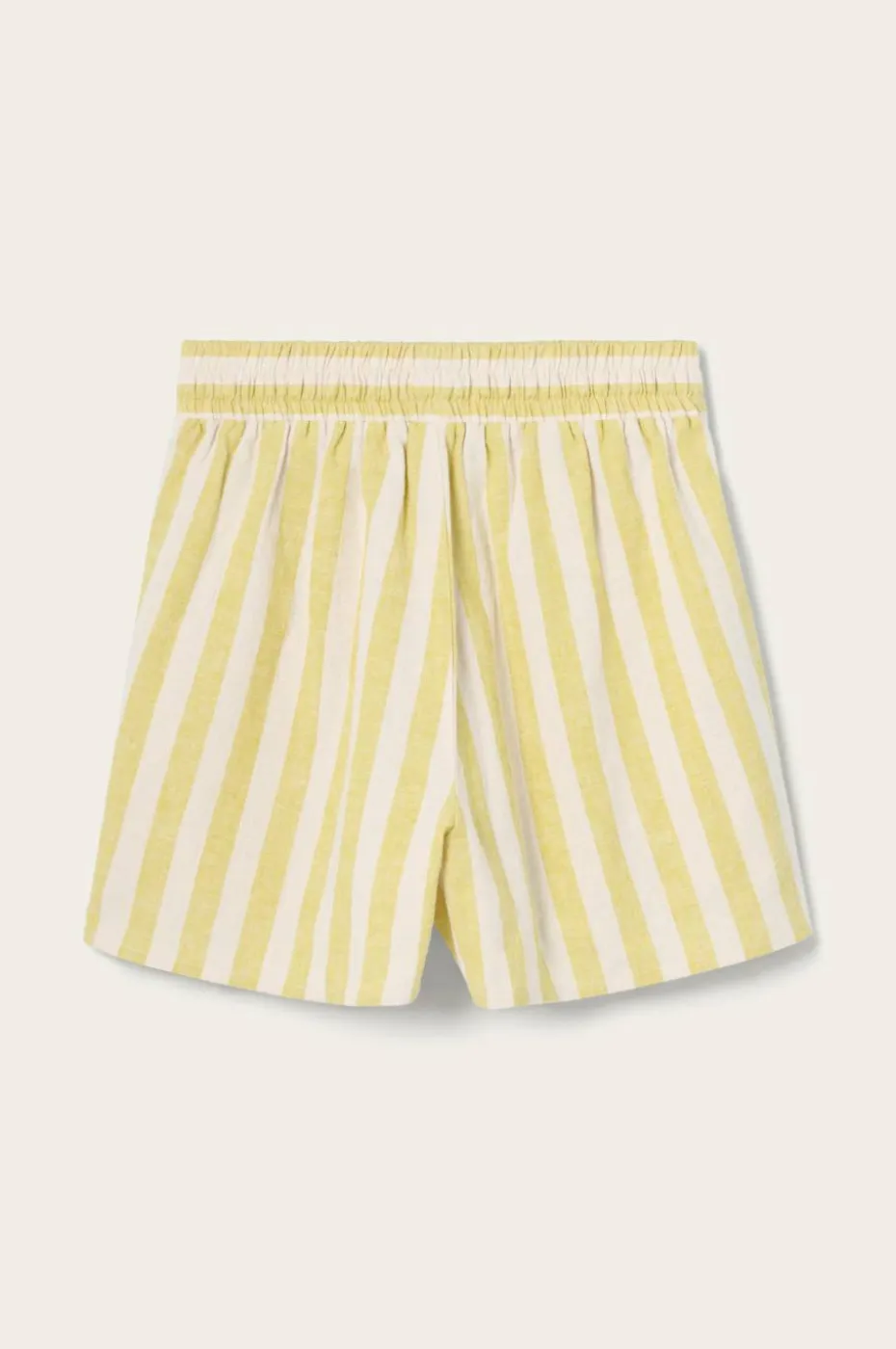 Ellos Home Pyjamasshorts Elly Classic Stripe i resirkulert halvlinne