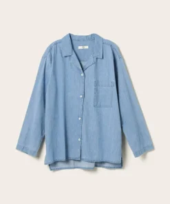 Ellos Home Pysjamasskjorte Denim