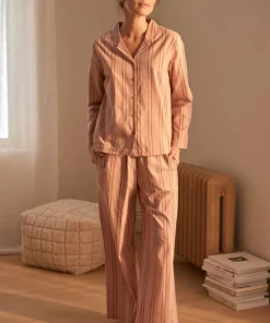 Ellos Home Pysjamasskjorte Juliette Stripe