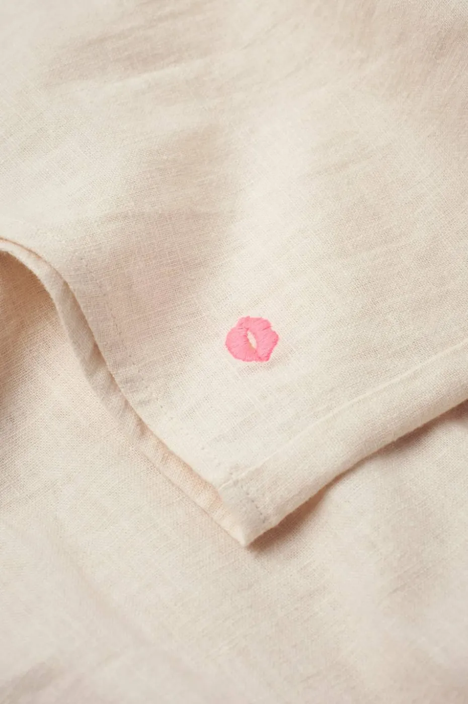 Ellos Home Pysjamasskjorte Long Sleeve Shirt Elly i resirkulert halvlinne
