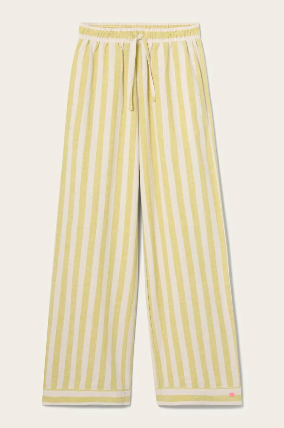 Ellos Home Pysjbukser Elly Classic Stripe i resirkulert halvlinne