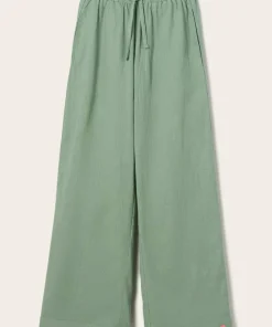 Ellos Home Pysjbukser Pyjama Pant Elly i resirkulert halvlinne