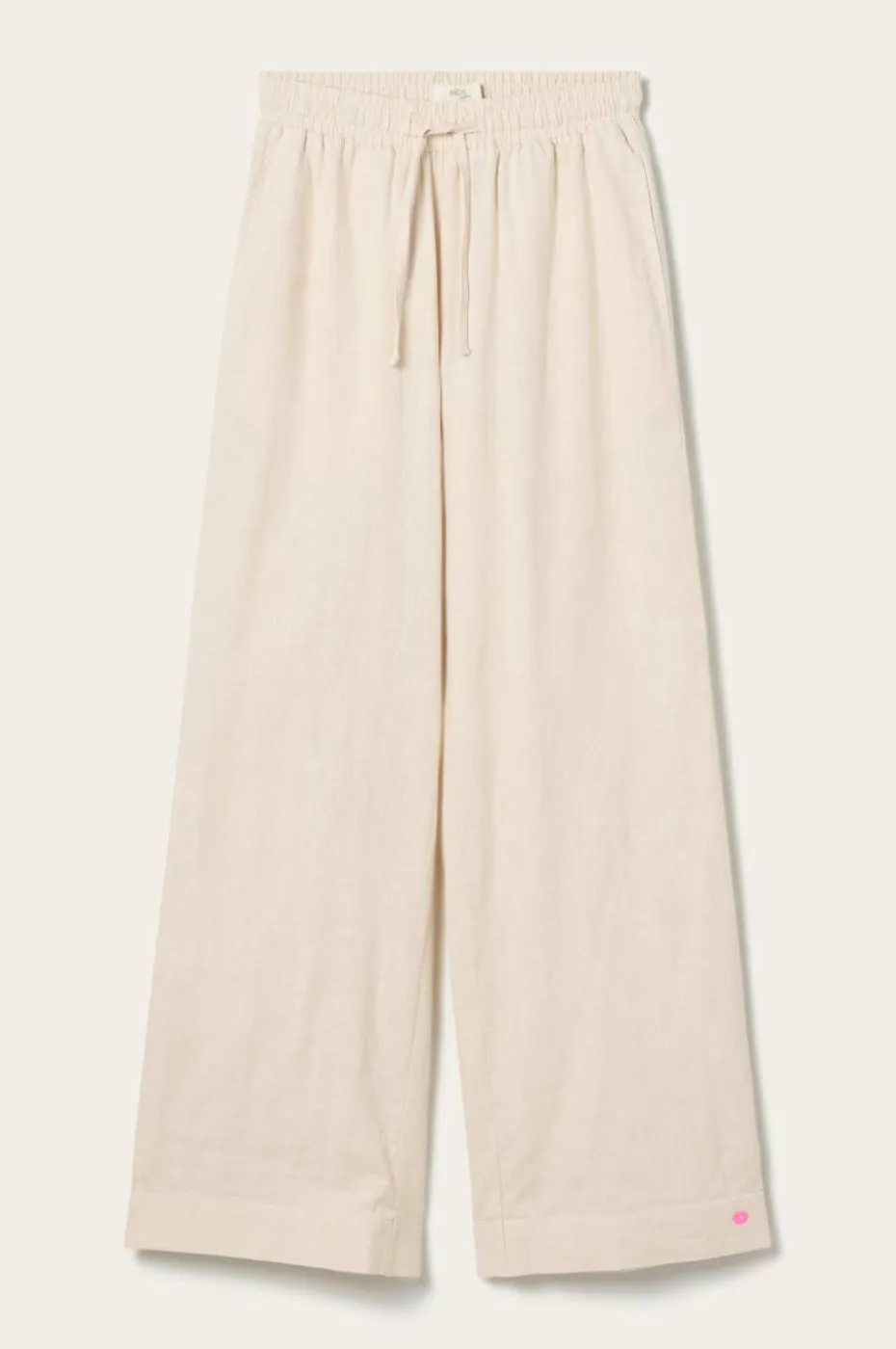 Ellos Home Pysjbukser Pyjama Pant Elly i resirkulert halvlinne