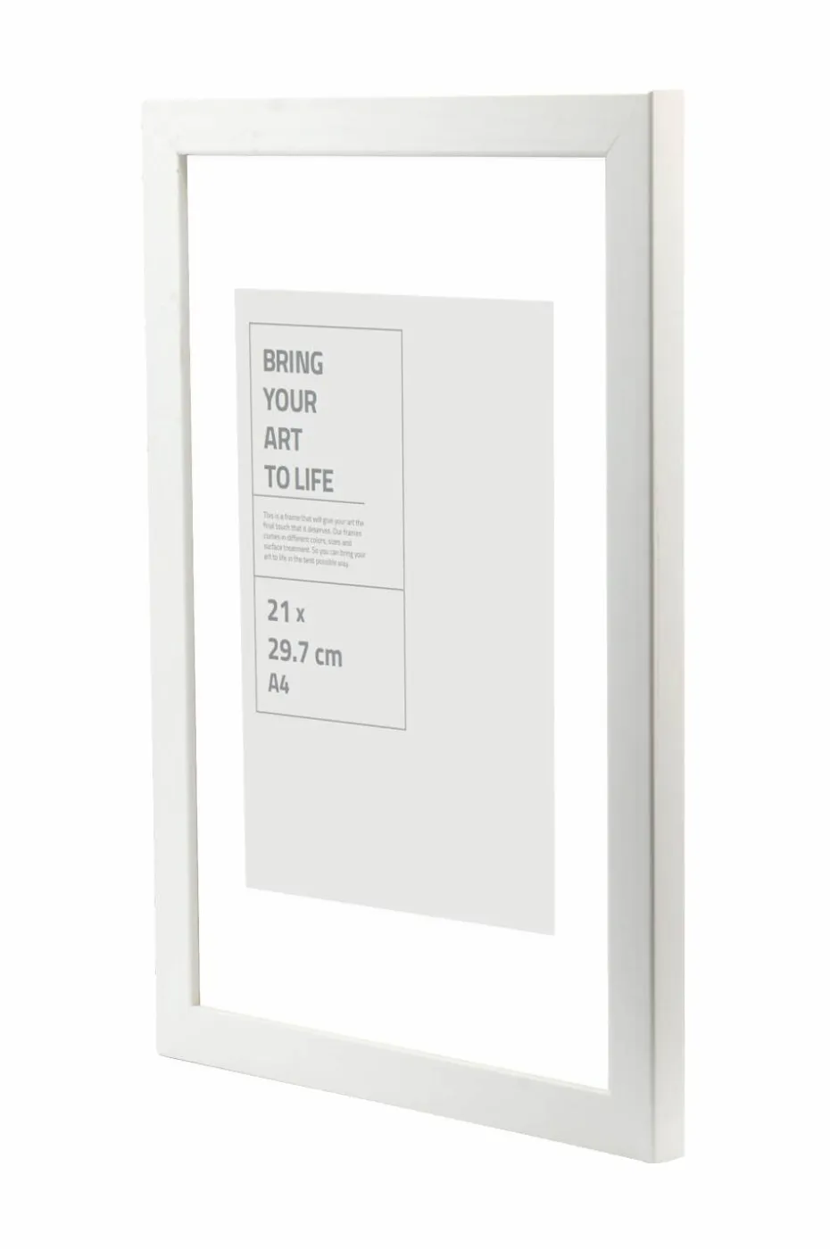 Ellos Home Ramme Stilren med pleksiglass.