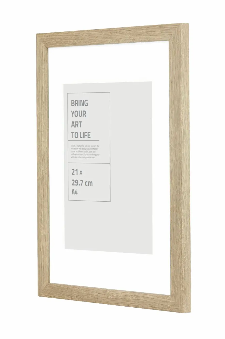 Ellos Home Ramme Stilren med pleksiglass.