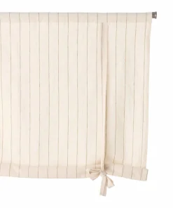 Ellos Home Roll up-gardin Elly Thin Stripe Rollup i resirkulert halvlinne
