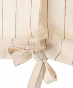 Ellos Home Roll up-gardin Elly Thin Stripe Rollup i resirkulert halvlinne