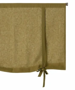 Ellos Home Roll up-gardin Elly i resirkulert halvlinne