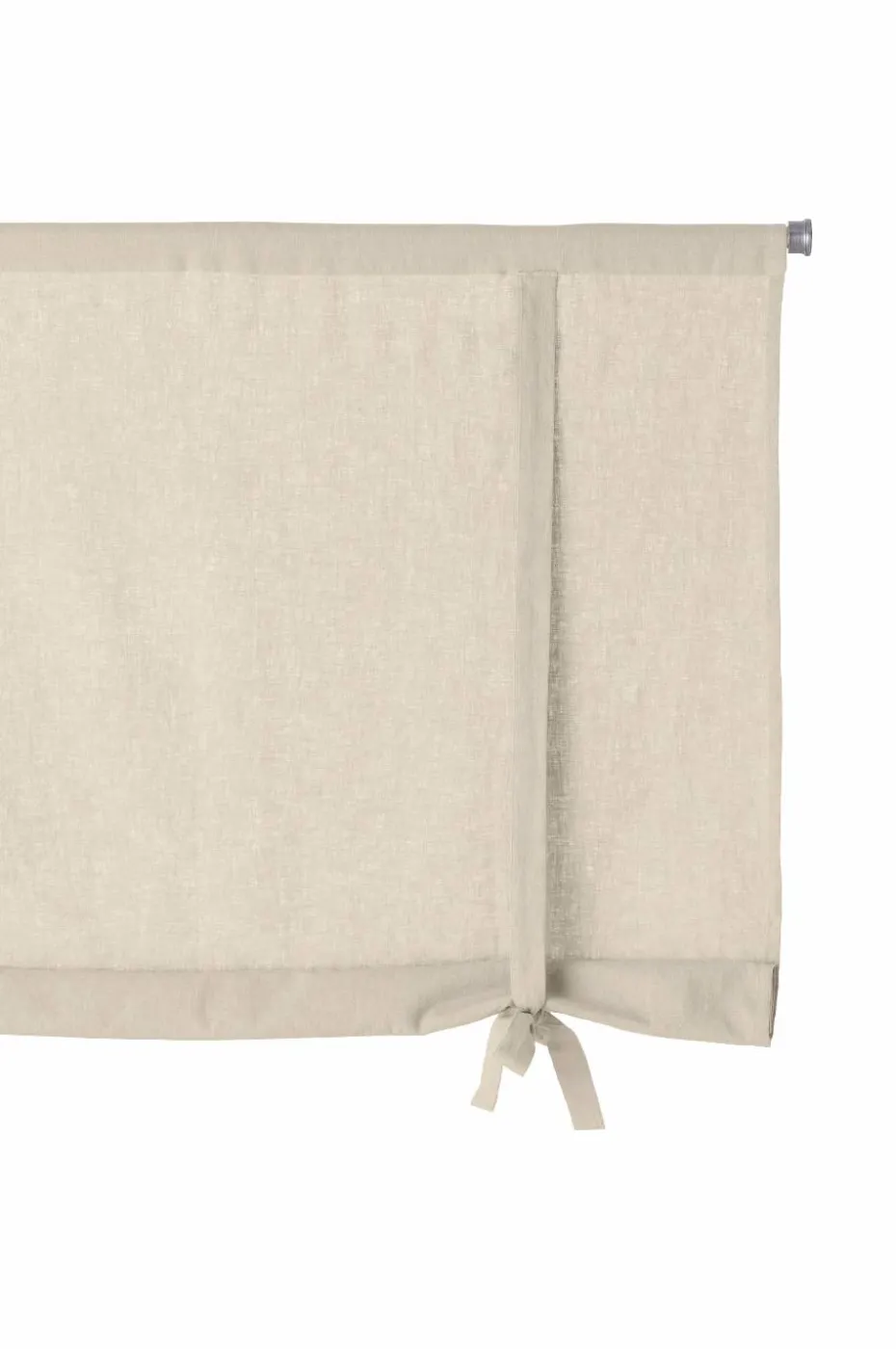 Ellos Home Roll up-gardin Elly i resirkulert halvlinne