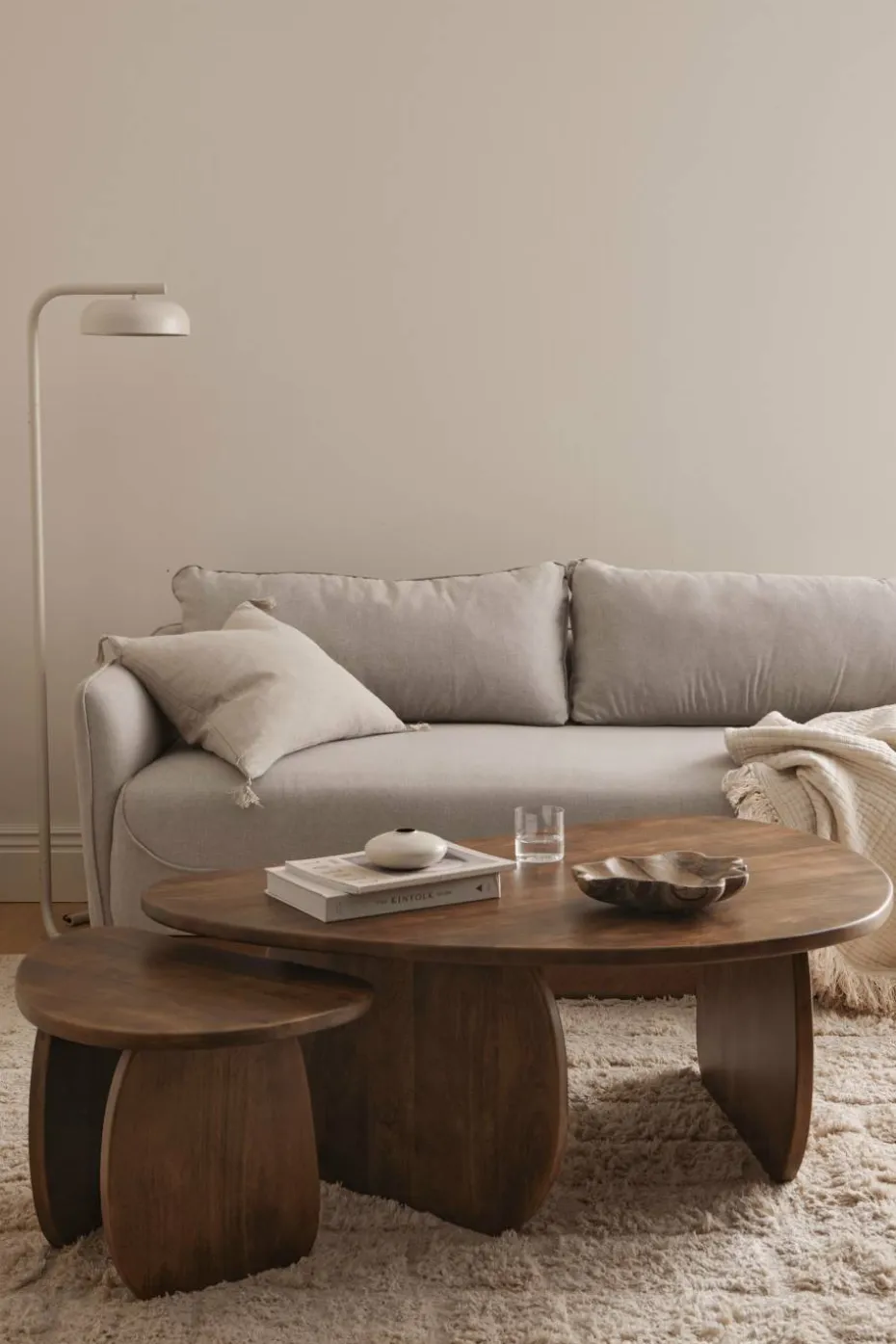 Ellos Home Salongbord Mushroom sett med 2 stk