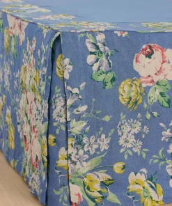 Ellos Home Sengekappe Candice Rose i vasket lin 52 cm