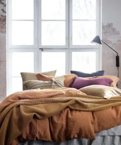 Ellos Home Sengekappe Candice i vasket lin 45 cm