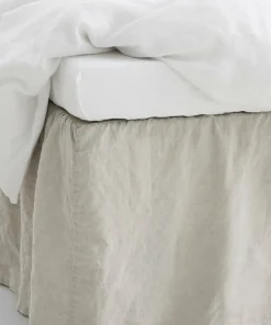 Ellos Home Sengekappe Candice i vasket lin 45 cm