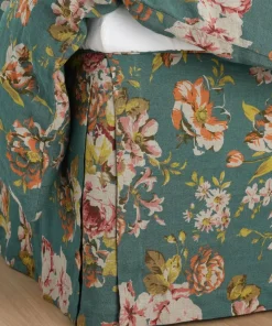 Ellos Home Sengekappe Candice Rose i vasket lin 52 cm