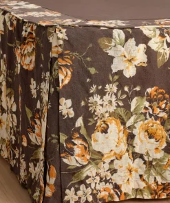 Ellos Home Sengekappe Candice Rose i vasket lin 60 cm