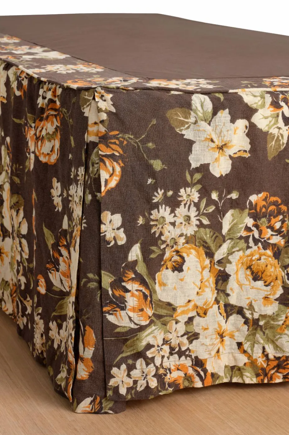 Ellos Home Sengekappe Candice Rose i vasket lin 60 cm