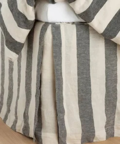 Ellos Home Sengekappe Candice Block Stripe i bomull høyde 52 cm