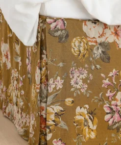 Ellos Home Sengekappe Candice Rose i vasket lin 60 cm