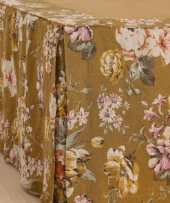 Ellos Home Sengekappe Candice Rose i vasket lin 60 cm