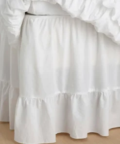 Ellos Home Sengekappe Juliette Giant i vasket bomull 52 cm