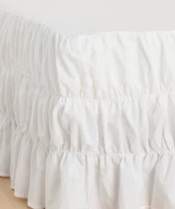 Ellos Home Sengekappe Juliette Elastic i organisk bomull 60 cm