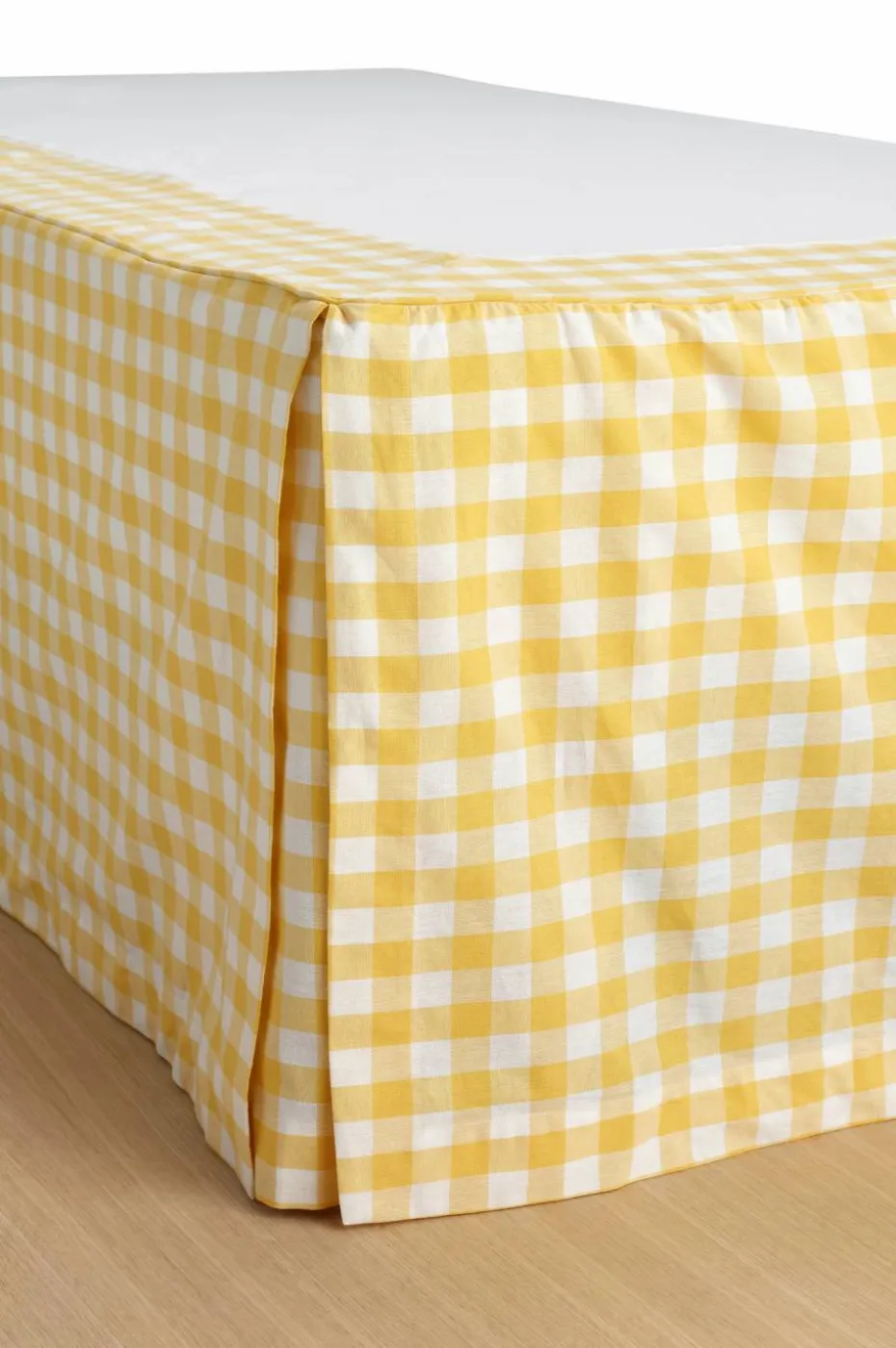 Ellos Home Sengekappe Sonneli Check i bomull høyde 52 cm