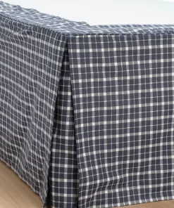 Ellos Home Sengekappe Sonneli Check i bomull høyde 52 cm