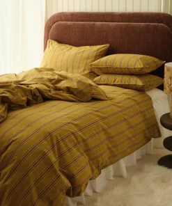 Ellos Home Sengesett Avery Stripe i bomullspercale 2 eller 3 stykker