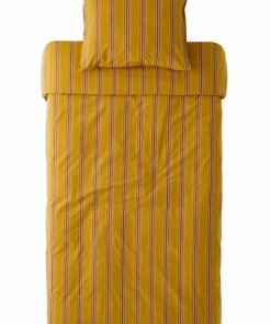 Ellos Home Sengesett Avery Stripe i bomullspercale 2 eller 3 stykker
