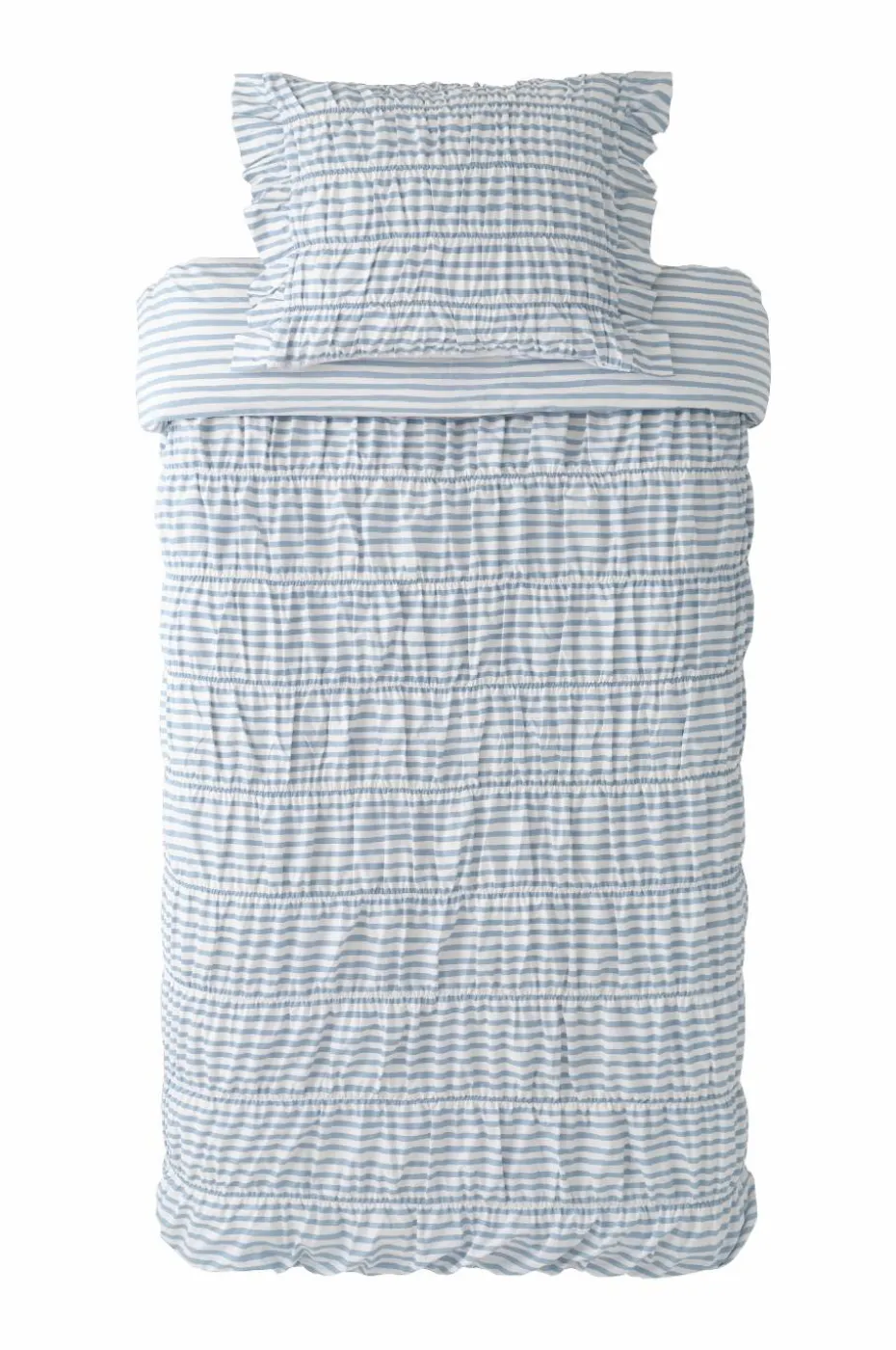 Ellos Home Sengesett Avery Elastic i bomullspercale 2 eller 3 stykker