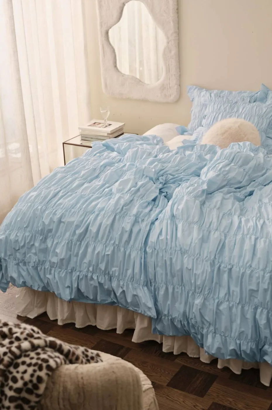 Ellos Home Sengesett Avery Elastic i bomullspercale 2 eller 3 stykker