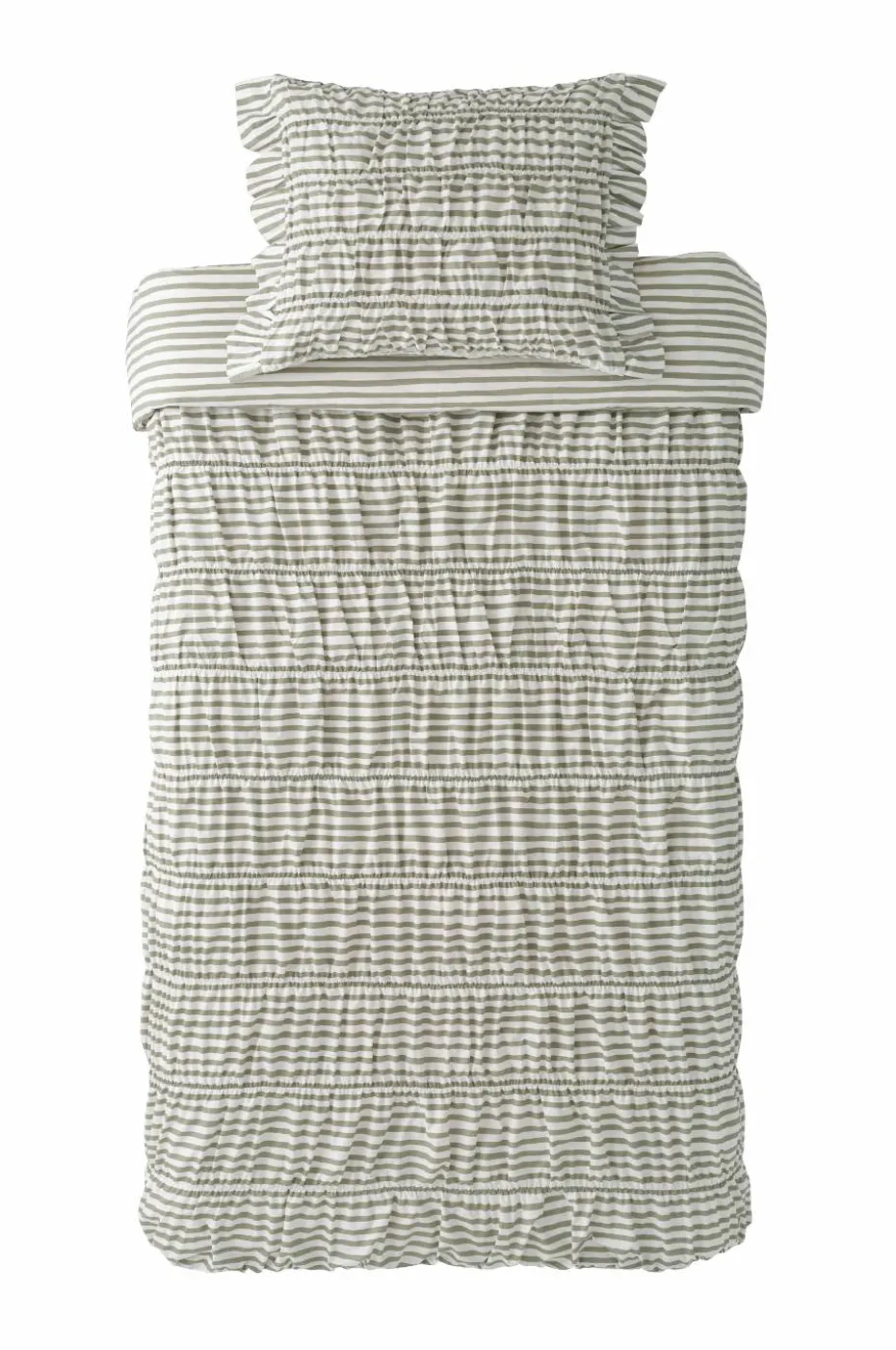Ellos Home Sengesett Avery Elastic i bomullspercale 2 eller 3 stykker