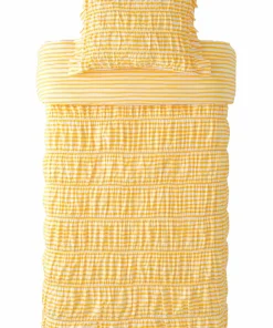 Ellos Home Sengesett Avery Elastic i bomullspercale 2 eller 3 stykker