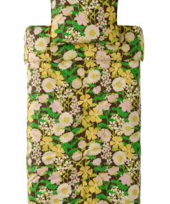 Ellos Home Sengesett Avery Flower i bomullspercale 2 eller 3 stykker