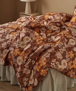Ellos Home Sengesett Avery Flower i bomullspercale 2 eller 3 stykker