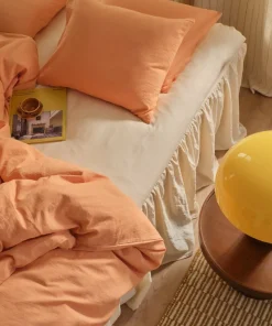Ellos Home Sengesett Elly i resirkulert halvlinne 2 eller 3 stykker