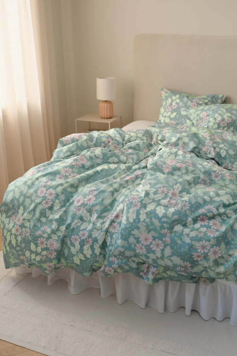 Ellos Home Sengesett Maryam Flower i bomullspercale 2 eller 3 stykker